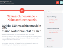 Tablet Screenshot of erstlingswerke.eu
